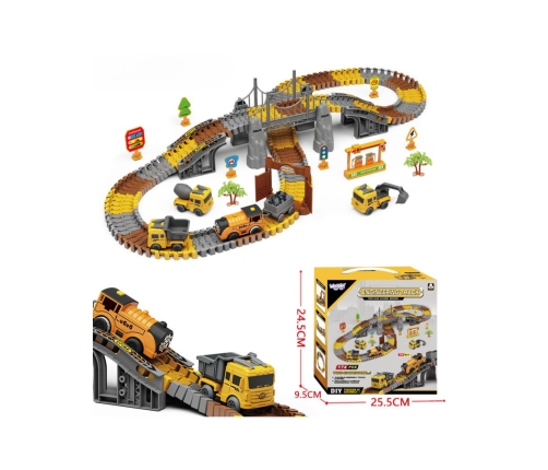 WOOPIE Tor Budowlany Zestaw Konstrukcyjny 174 Elementy