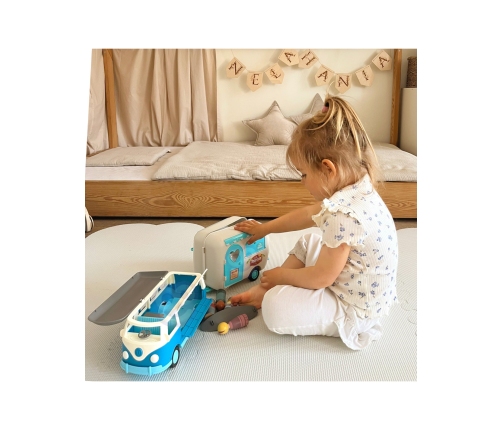 WOOPIE Kamper z Przyczepką Efekty Świetlne i Dźwiękowe