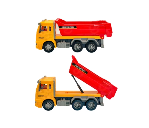 WOOPIE Wywrotka Budowlana w Skali 1:12 Efekty Świetlne Dźwiękowe