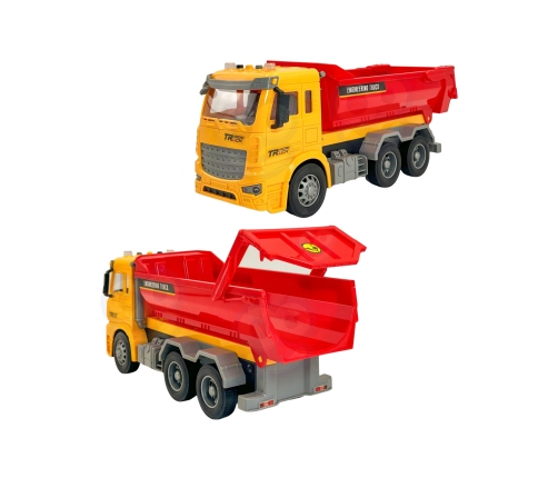 WOOPIE Wywrotka Budowlana w Skali 1:12 Efekty Świetlne Dźwiękowe