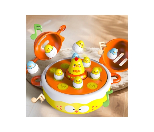 WOOPIE Gra Zręcznościowa Łowienie Kurczaczków 2w1 Katapulta