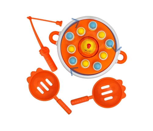 WOOPIE Gra Zręcznościowa Łowienie Kurczaczków 2w1 Katapulta