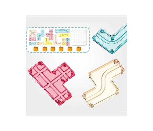 WOOPIE Gra Planszowa Logiczna Kreatywna Układanka Przestrzenna