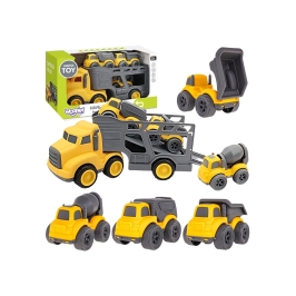 WOOPIE Laweta Zestaw 4w1 Pojazdy Budowlane WOOPIE Laweta Zestaw 4w1 Pojazdy Budowlane