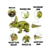 WOOPIE Dinozaur Zdalnie Sterowany RC Robot Triceratops