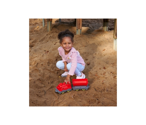 BIG Pociąg Towarowy Wagon z Wywrotką Zabawka do Pasku