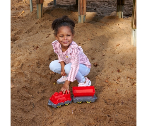 BIG Pociąg Towarowy Wagon z Wywrotką Zabawka do Pasku