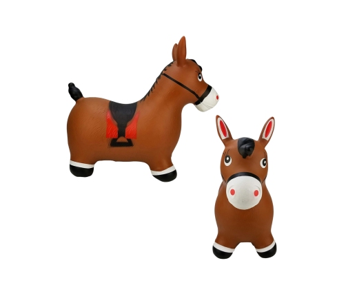 WOOPIE Skoczek Gumowy do Skakania Konik + Pompka