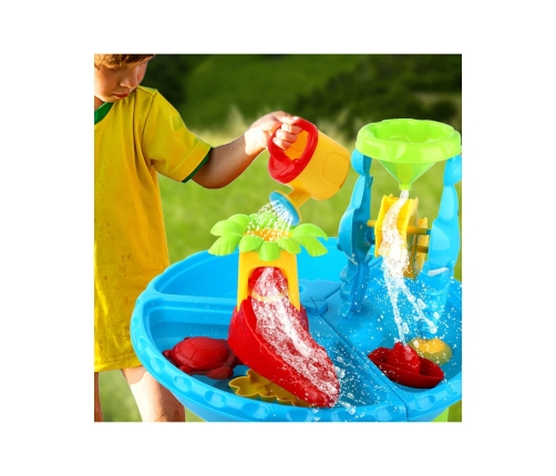 WOOPIE Stolik Wodny 2w1 Piaskownica z Krzesełkiem Aquapark z Delfinem