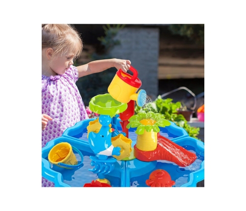 WOOPIE Stolik Wodny 2w1 Piaskownica z Krzesełkiem Aquapark z Delfinem