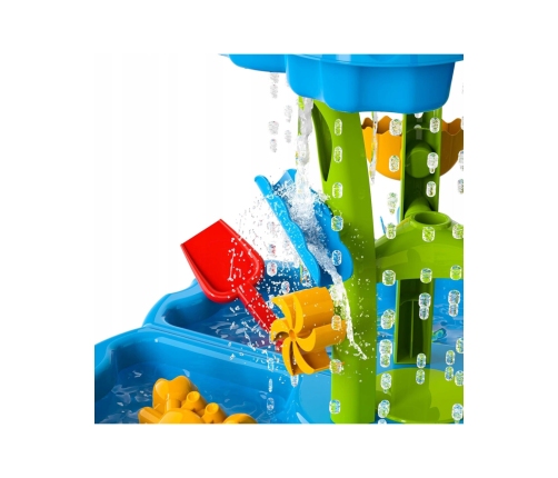 WOOPIE Stolik Wodny 2w1 Piaskownica Fontanna XXL Aquapark z Delfinem