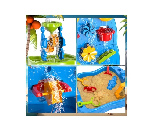 WOOPIE Wodospad XXL Ścianka Wodna 2w1 Stolik Wodny