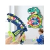 WOOPIE Gra Zręcznościowa w Rzutki na Rzepy Zestaw 2w1 Tarcza + Wyrzutnia Łuk Dino