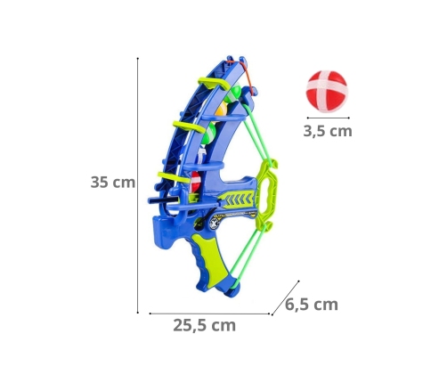 WOOPIE Gra Zręcznościowa w Rzutki na Rzepy Zestaw 2w1 Tarcza + Wyrzutnia Łuk Dino