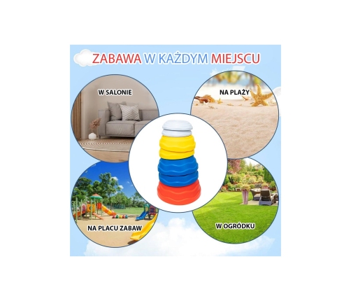 WOOPIE Kamienie Balansujące Sensoryczne Trening Równowagi 5 szt