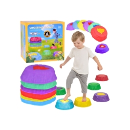 WOOPIE Kamienie Balansujące Świecące Sensoryczne Trening Równowagi 6 szt