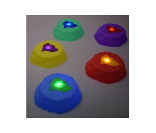 WOOPIE Kamienie Balansujące Świecące Sensoryczne Trening Równowagi 6 szt