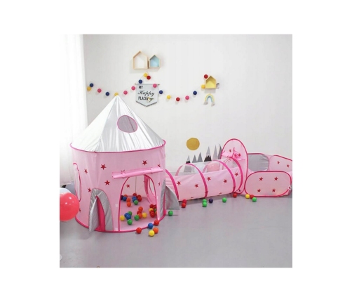 WOOPIE Namiot 3w1 Pałac Księżniczki XXL Domek Tunel Suchy Pałac