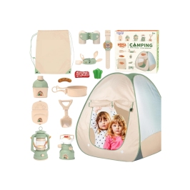 WOOPIE Zestaw Małego Odkrywcy Namiot Kempingowy XXL na Biwak 15 el.