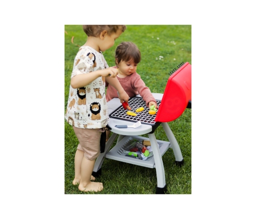 WOOPIE Grill Barbecue Kuchnia Ogrodowa Interaktywna Para LED Zestaw XL 41 el.