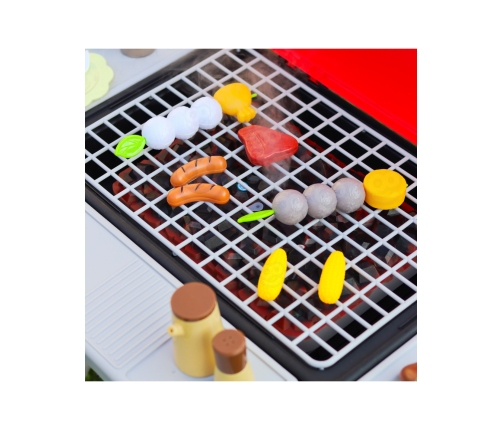 WOOPIE Grill Barbecue Kuchnia Ogrodowa Interaktywna Para LED Zestaw XL 41 el.