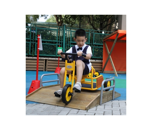 CLASSIC WORLD EDU Drewniany Mostek Rampowy Najazd Droga Tor dla Rowerów