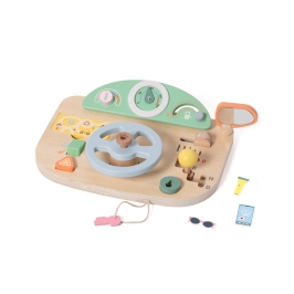 CLASSIC WORLD Drewniana Tablica Manipulacyjna Wielofunkcyjna Kierownica Motoryczna