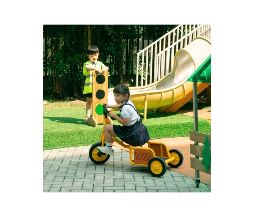 CLASSIC WORLD EDU Drewniany Sygnalizator Świetlny XXL