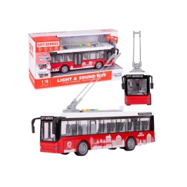 WOOPIE Autobus Trolejbus Interaktywy Elektryczny 1:16