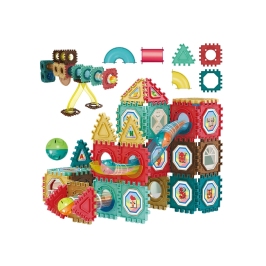 WOOPIE Klocki Magnetyczne Konstrukcyjne 3D Zestaw Edukacyjny Tor Kulkowy 68el. WOOPIE Klocki Magnetyczne Konstrukcyjne 3D Zestaw Edukacyjny Tor Kulkowy 68el.