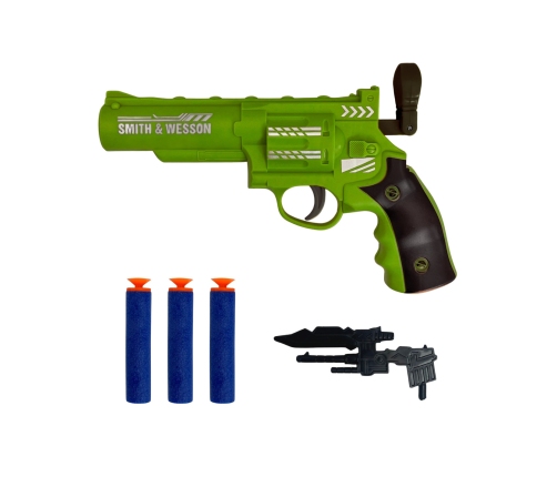 WOOPIE Zestaw 3w1 Robot Transformujący Pojazd Bojowy i Wyrzutnia na Strzałki Zielony