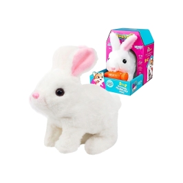 WOOPIE Króliczek Ineraktywny Pluszak z Marchewką Biały WOOPIE Króliczek Ineraktywny Pluszak z Marchewką Biały