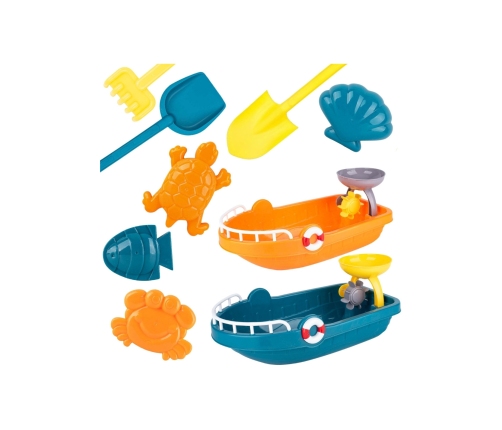 WOOPIE Statek z Akcesoriami Do Zabawy w Piasku i Wodzie