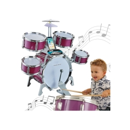 WOOPIE Perkusja Elektroniczna Edukacyjna Dla Dzieci 5 Bębnów 1 Talerz WOOPIE Perkusja Elektroniczna Edukacyjna Dla Dzieci 5 Bębnów 1 Talerz