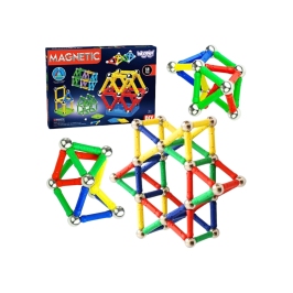 WOOPIE Klocki Magnetyczne Konstrukcyjne 3D 58 el. WOOPIE Klocki Magnetyczne Konstrukcyjne 3D 58 el.