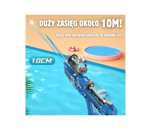 WOOPIE Pistolet na Wodę Elektryczny Automatyczny Merkury