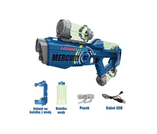 WOOPIE Pistolet na Wodę Elektryczny Automatyczny Merkury