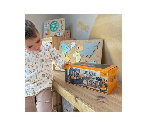 WOOPIE Zestaw Narzędzi Małego Majsterkowicza z Wkrętarką w Walizce 39el.