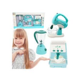 WOOPIE Zestaw AGD 3w1 Ekspres Mikser Blender Efekty Dźwiękowe Świetlne