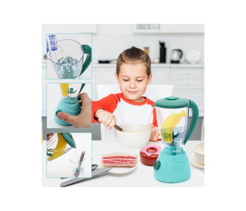 WOOPIE Zestaw AGD 3w1 Ekspres Mikser Blender Efekty Dźwiękowe Świetlne