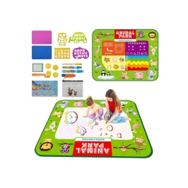 WOOPIE Mata Wodna do Malowania 2w1 XXL Dwustronna Zwierzęta