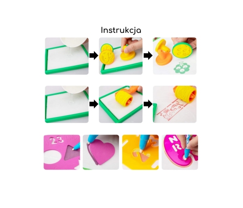 WOOPIE Mata Wodna do Malowania 2w1 XXL Dwustronna Zwierzęta