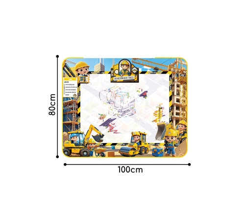 WOOPIE Mata Wodna do Malowania Zestaw Kreatywny z Akcesoriami