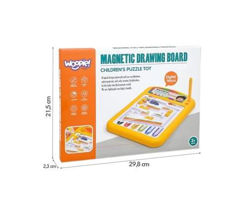 WOOPIE Tablica Magnetyczna Montessori Do Rysowania