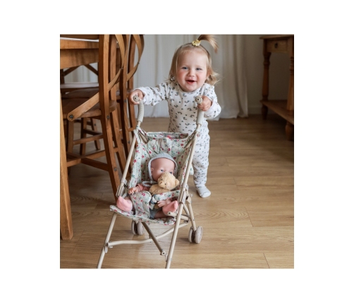 WOOPIE ROYAL Wózek Spacerówka Dla Lalek w Kwiatki