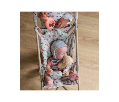 WOOPIE ROYAL Wózek Spacerówka Dla Lalek w Kwiatki