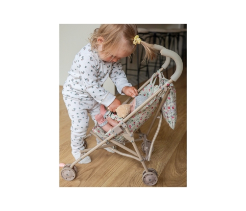 WOOPIE ROYAL Wózek Spacerówka Dla Lalek w Kwiatki