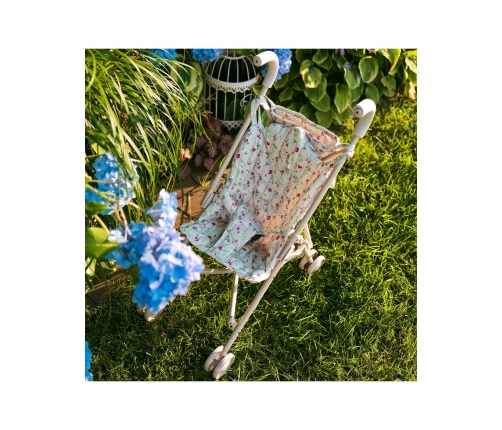 WOOPIE ROYAL Wózek Spacerówka Dla Lalek w Kwiatki