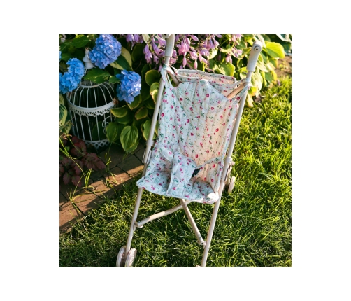 WOOPIE ROYAL Wózek Spacerówka Dla Lalek w Kwiatki