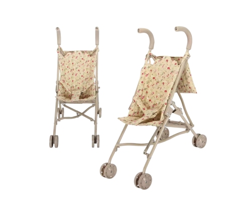 WOOPIE ROYAL Wózek Spacerówka Dla Lalek w Kwiatki